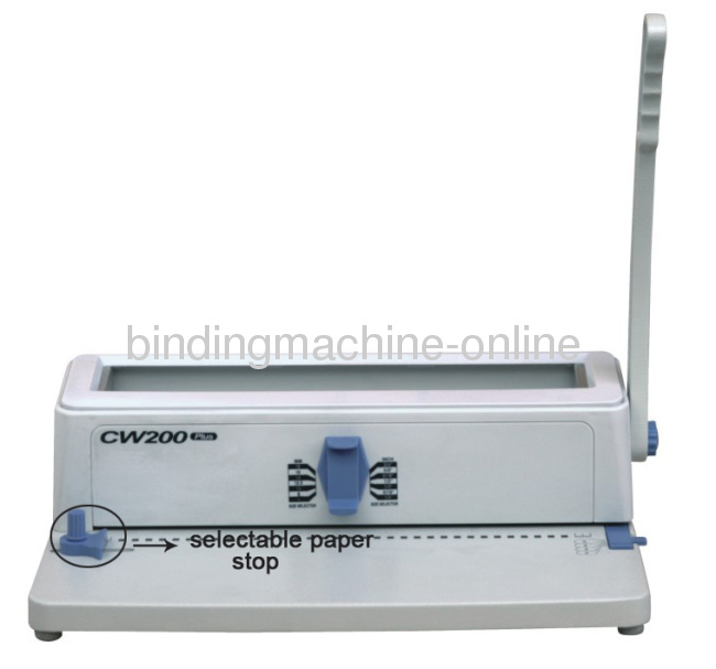 Desk Top Manual Wire Binding Machine