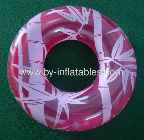 PVC inflatable swimming ring for adult