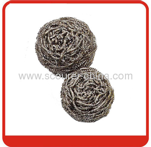 Stainless Steel Scourer with 0.13mm diameter for kitchen cleaning