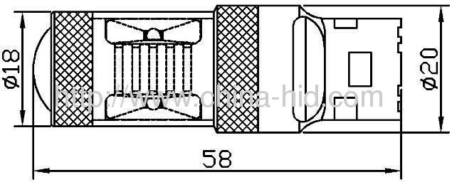 360° Beam Angle Back-Up Light