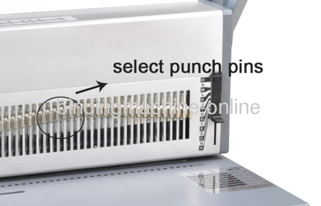 28 Punch Sheets Manual Wire Closing Machine