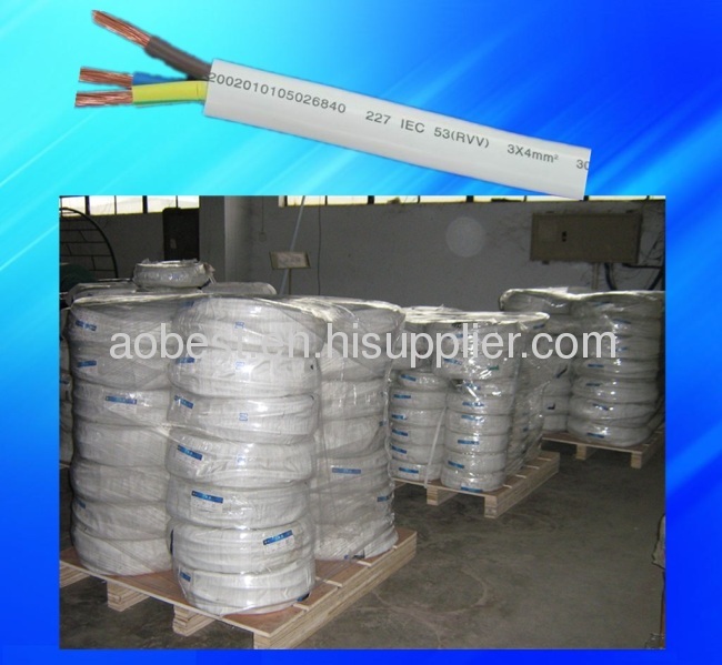 Flexible PVC insualted electric wire