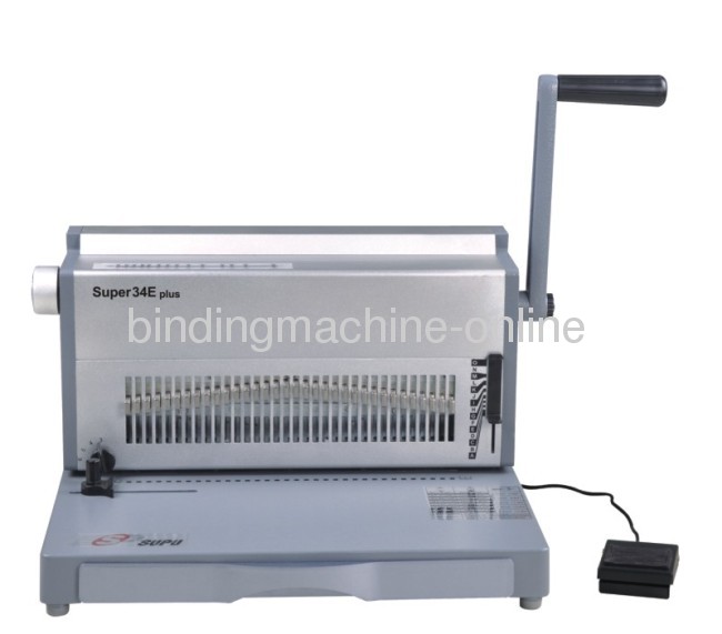 34 Punch Sheet Heavy DutyWire Binding Machine