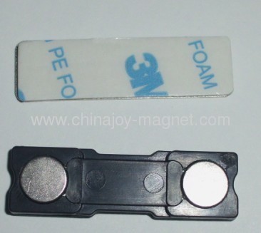 magnetic badge nickle plating