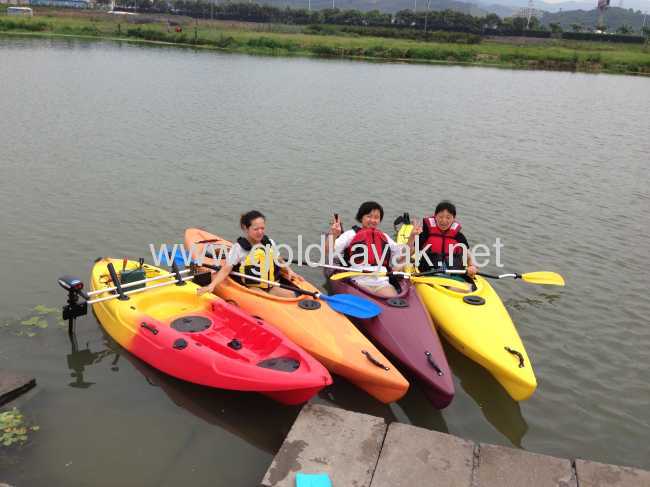 single sit in kayak PE material for touring