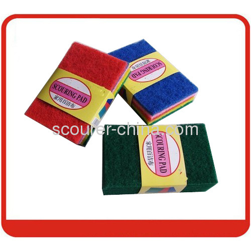 Super quality green scourer pad for long lasting