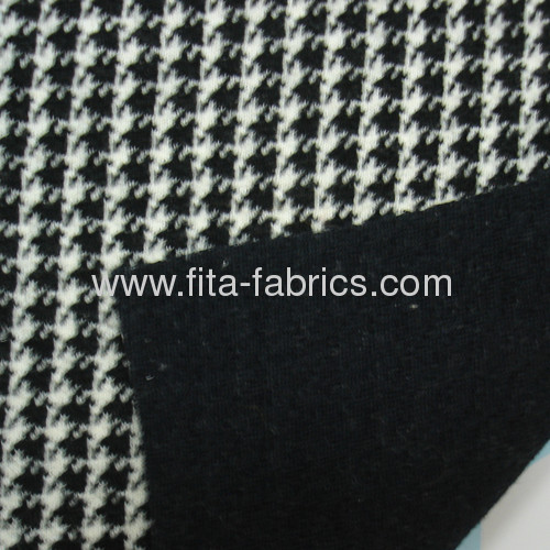 Interlock fabric made of wool/cotton/polyester