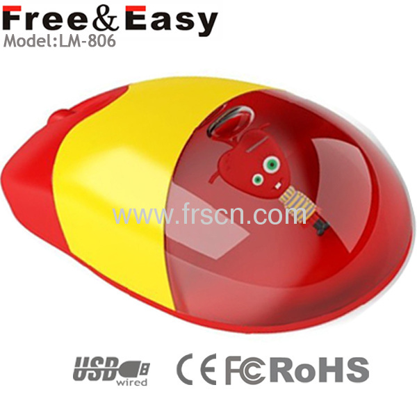 Best sell wired liquid mouse can do customized floater