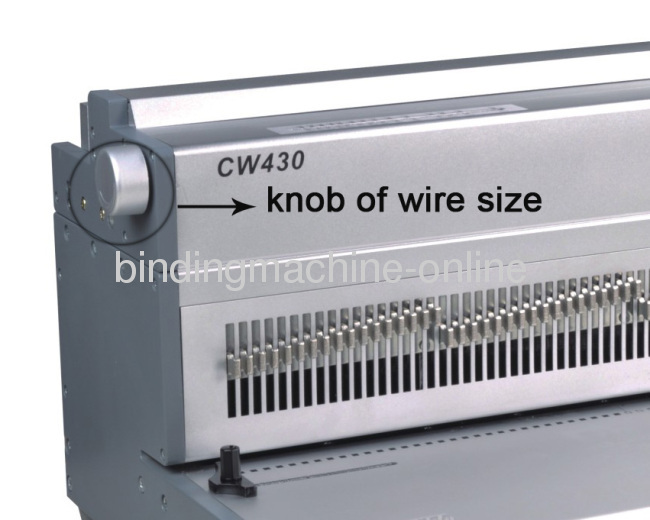 A3 Paper Size Wire Binding Machine