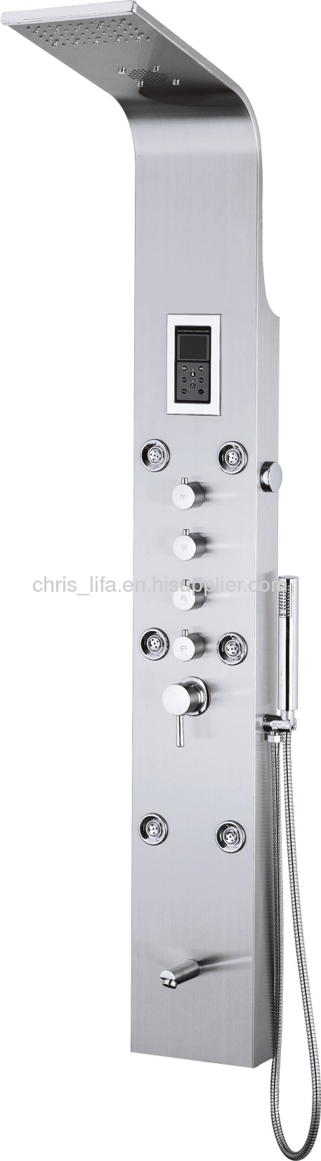 Computer Control Stainless Steel Shower Panel CF-6001
