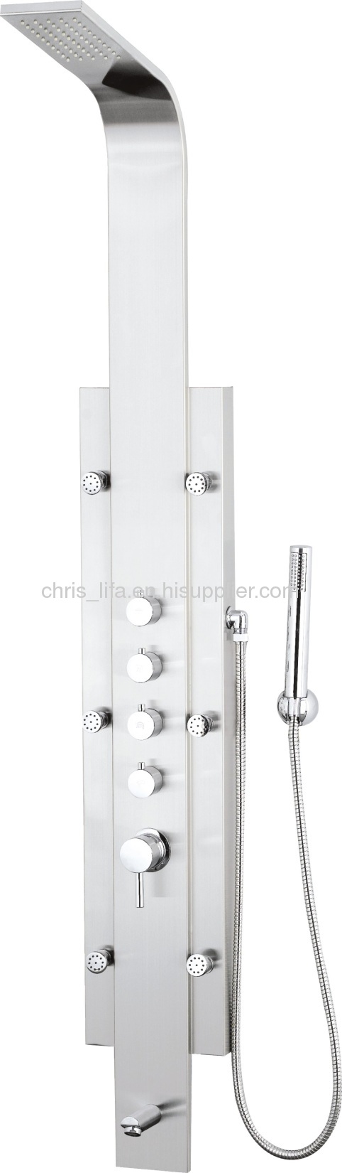 Stainless steel shower panel CF-8004
