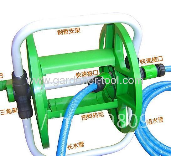 Plastic Water Hose Reel With Capacity for 45M 13MM PVC Garden Hose Reel