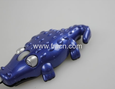 Pretty cute genuine alligator animal computer shaped mouse