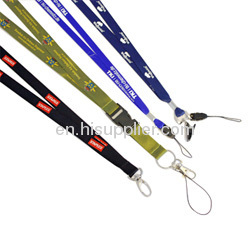 promotional Nylon Lanyards withblue