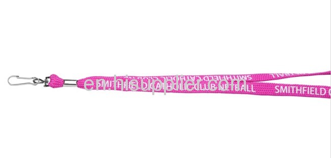 1.2cm polyester bootlace lanyards