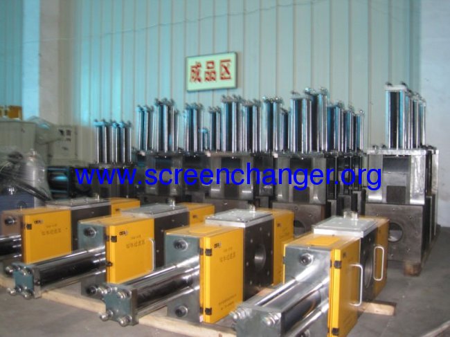 continuous hydraulic single plate screen changer