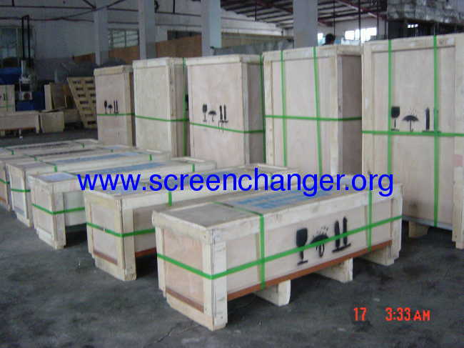 continuous hydraulic single plate screen changer
