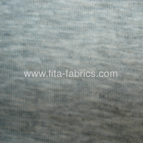 Rib fabric blended of tencel and wool