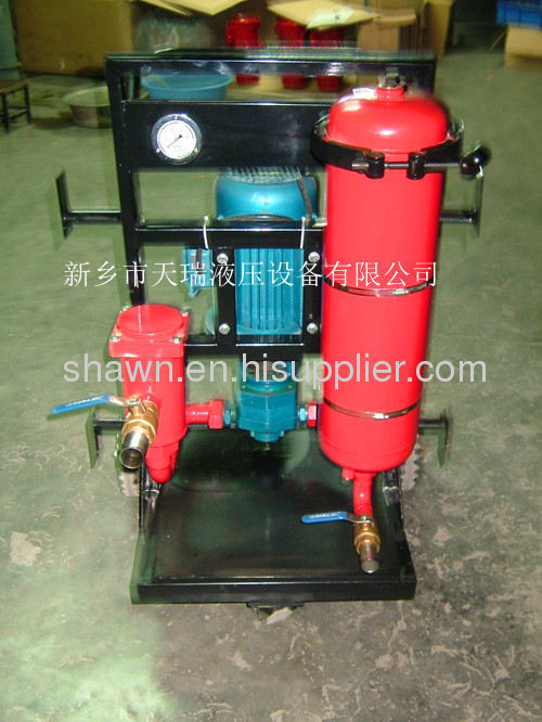 simple equipped oil purifier with two wheels