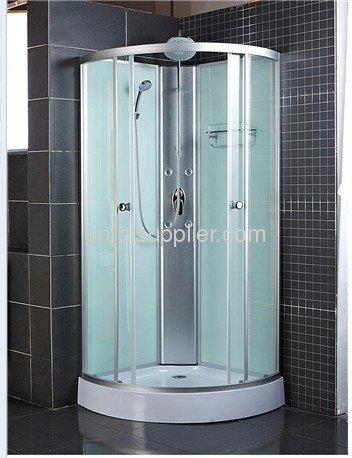 Front 4mm clear tempered glass with shower room 