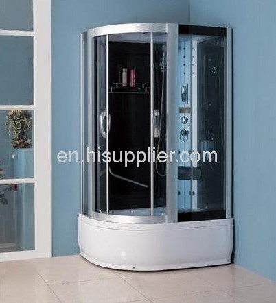 D-shape luxury glass shower cabins