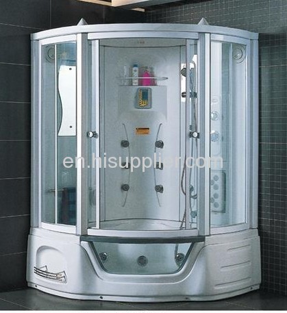  six big jets in bathtub shower room 