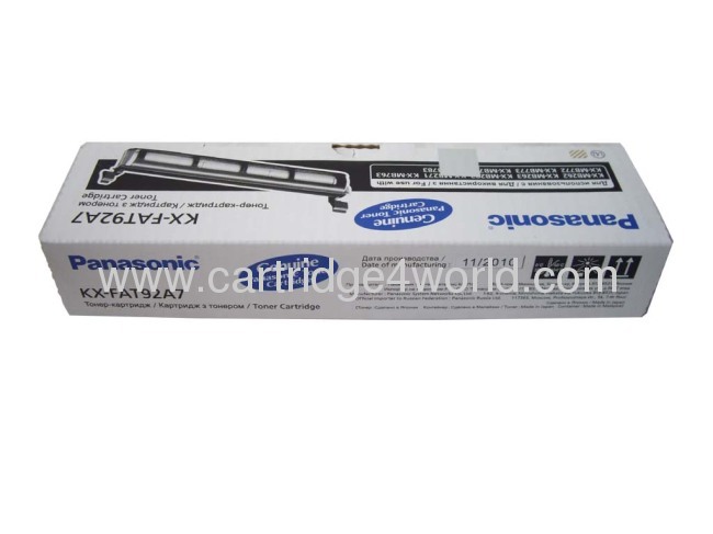 Printer toner cartridges of Panasonic KX-FAT92A7 energy saving