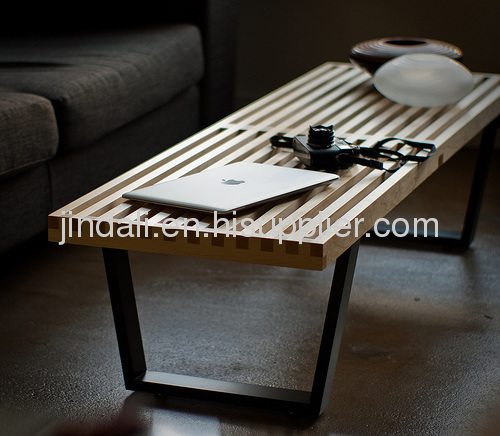 George Nelson bench, outdoor bench, leisure bench, living room bench, wooden bench, home furniture, bench