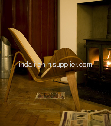 Hans J. Wegner three leged chair, plywood chair, living room chair, leisure chair, chair, home furniture