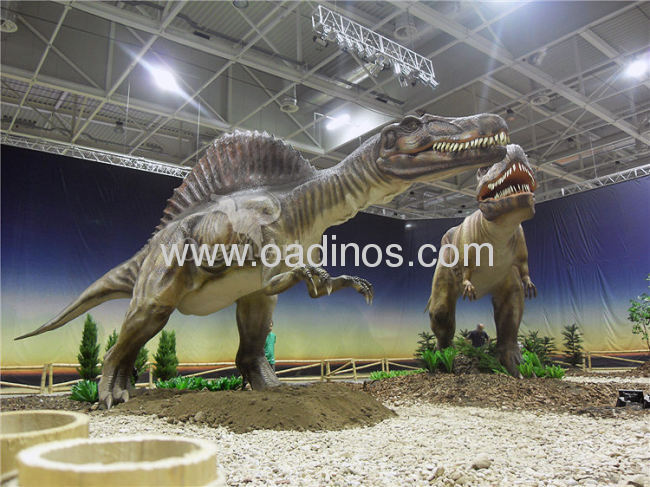 Animatronic dinosaur Spinosaurus model
