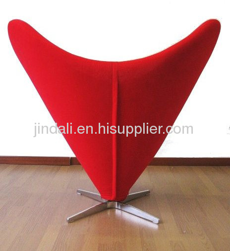 Verner Panton Heart Cone chair, living room chair, fabric chair, leisure chair, chair
