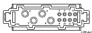 H24B mounting housing Heavy Duty Connector