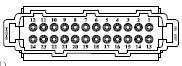 H24B mounting housing Heavy Duty Connector