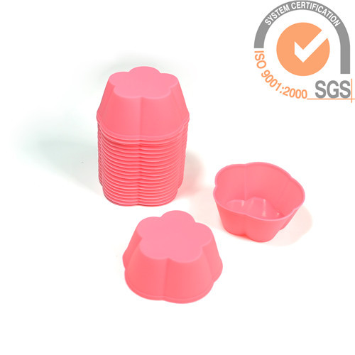 Food safe silicone baking ware cup cake molds muffin cake molds