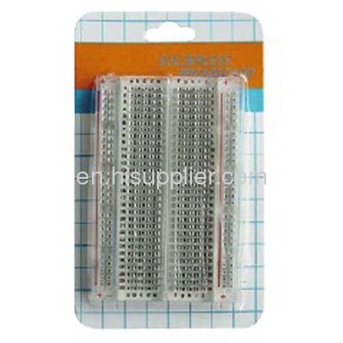 TRANSPARENT SOLDERLESS BREADBOARD