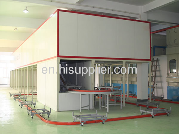 gun safe powder coating line 