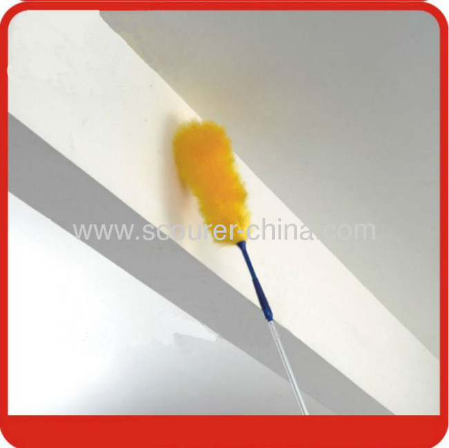 Telescopic functional plastic duster for ceiling cleaning