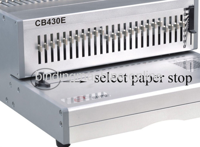 A3 Size Paper Electric Comb Binding Machine