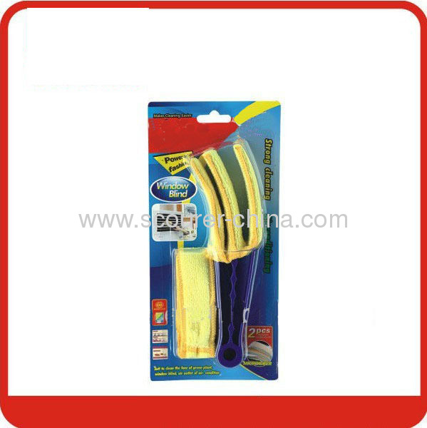 Yellow+blue Window Blind Cleaning Brush