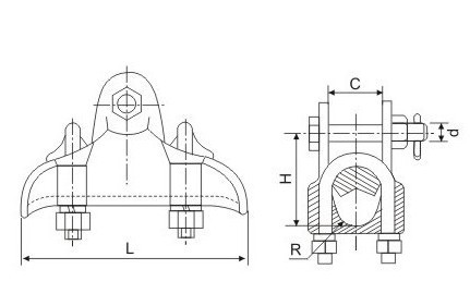 power line SUSPENSION CLAMP