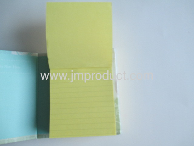 mini hardcover with sticky inner