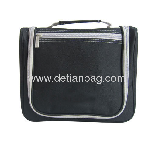 black large hanging makeup cosmetic bags for men for travel
