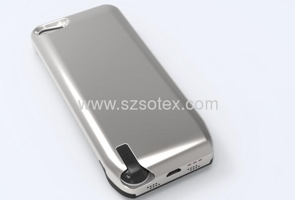 High quality backup battery with built-in earphone for iphone 5