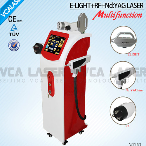 Elight(ipl+rf )+rf +nd Yag Laser+cavitation 4 In One Hair Removal Multifunctional Machine