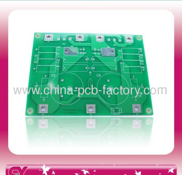 double-side pcb by using alluminum /FR4 material