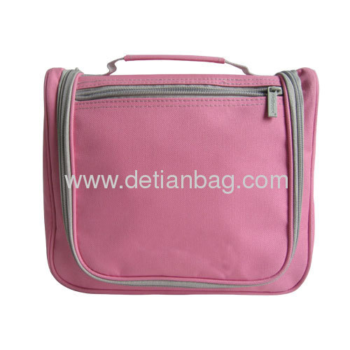 Fashionable custom design hanging toiletry travel bag for women