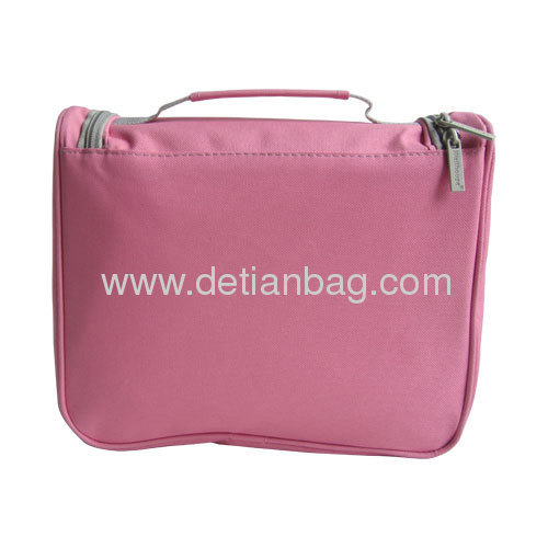 Fashionable custom design hanging toiletry travel bag for women