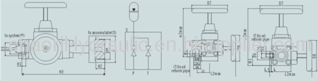 XJF series accumulator stop valve