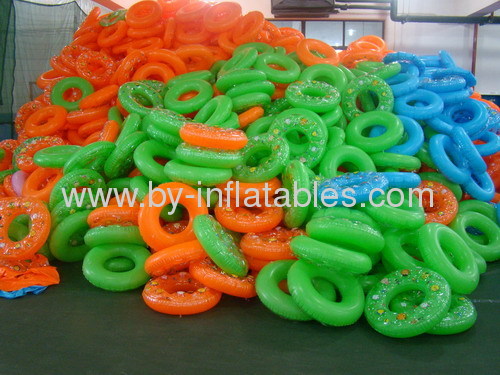 Cartoon style inflatable ring for kid swimming