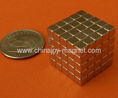 10 Pcs of N48 Neodymium Magnets 1/8 inch Cube